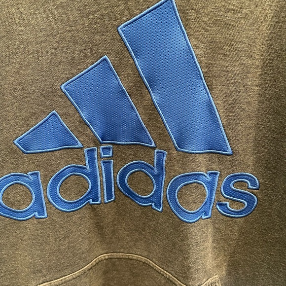 Adidas hoodie Large athletic sporty men’s sweatshirt pullover street wear casual - Picture 3 of 6